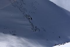 08A Trail Descends From The Mount Elbrus East Peak Traverse Down To The Saddle 5360m.jpg